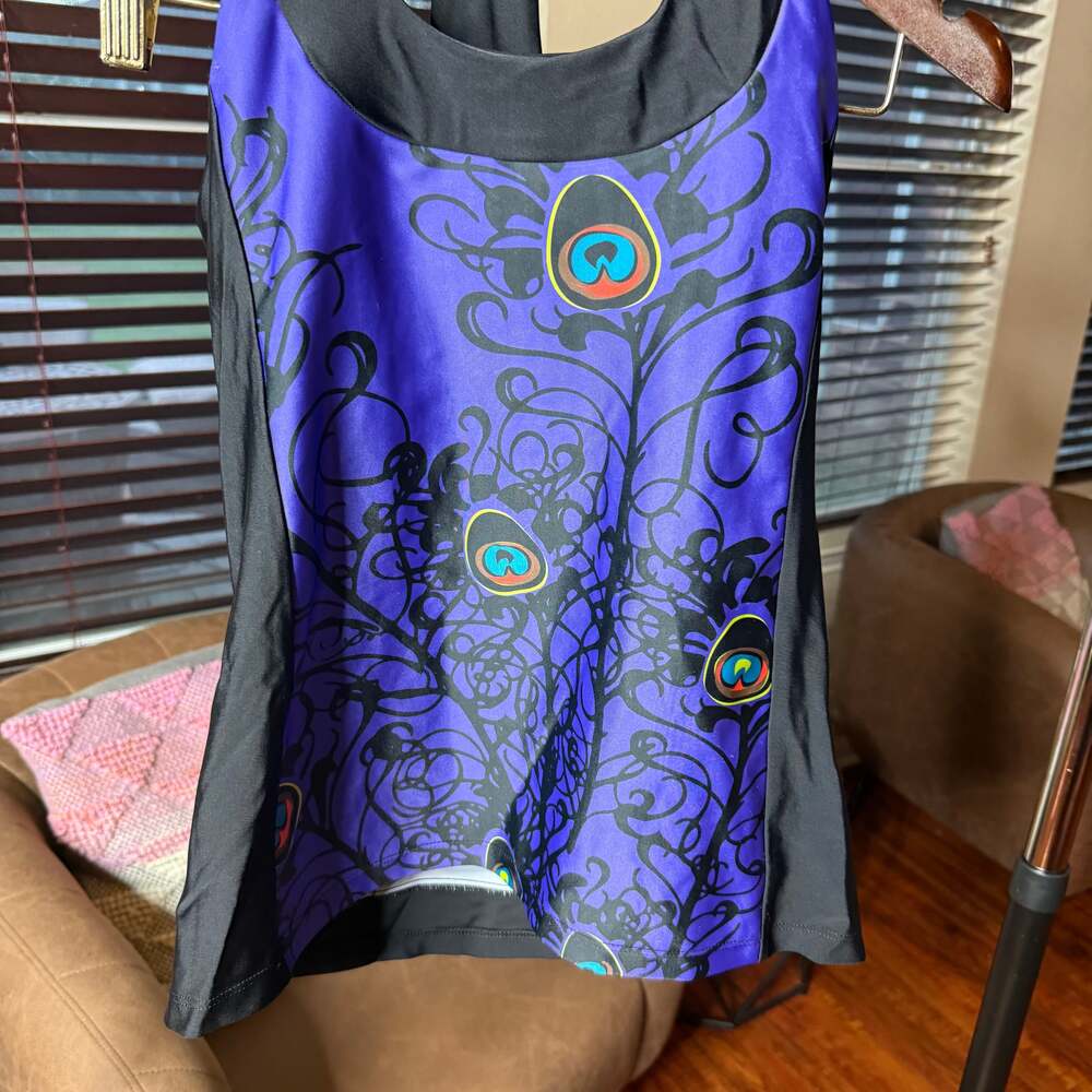 Moxie Cycling Womens T Back Jersey Violet Black